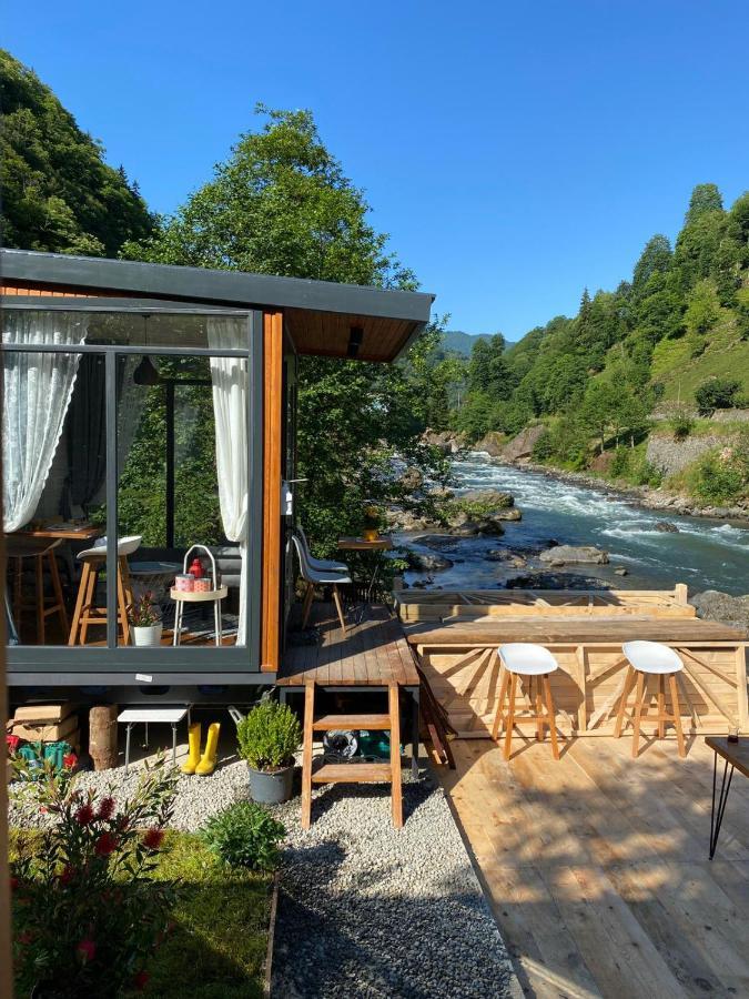 Vagona Tiny House Hotel Rize Ngoại thất bức ảnh