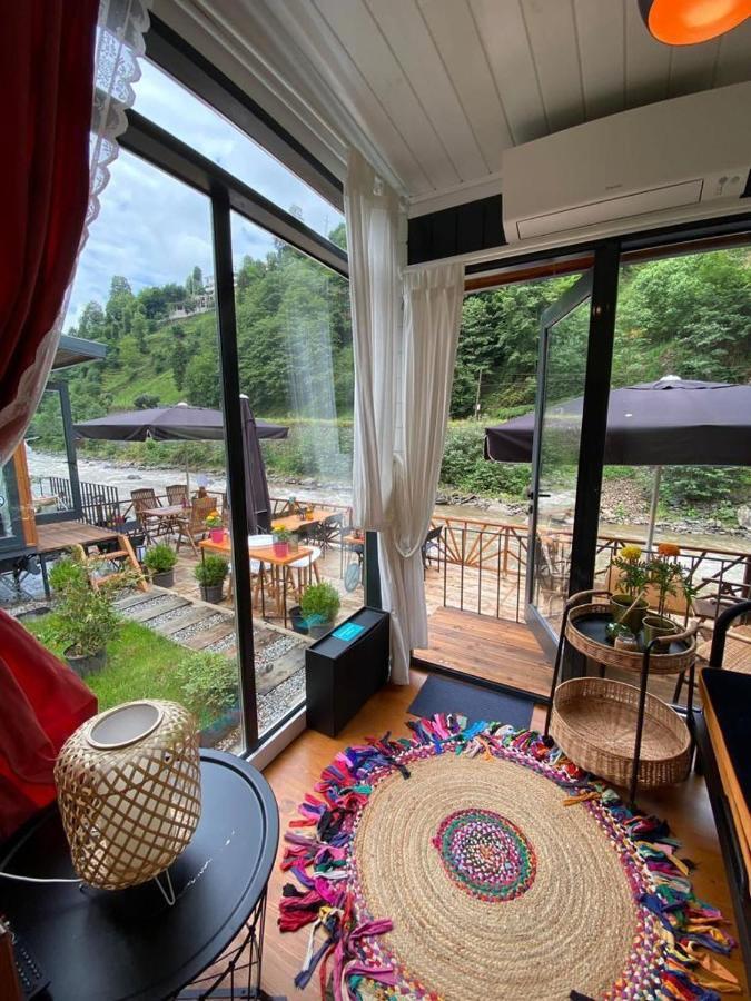 Vagona Tiny House Hotel Rize Ngoại thất bức ảnh